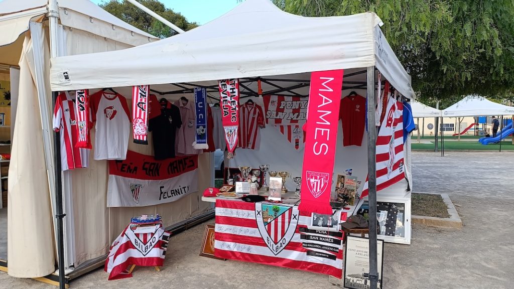 Carpa de l'Atlètic a la fira del Pebre Bord